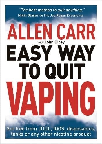 Allen Carr's Easyway to quit vaping book cover