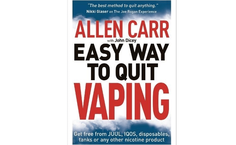 Allen Carr's Easyway to quit vaping book cover